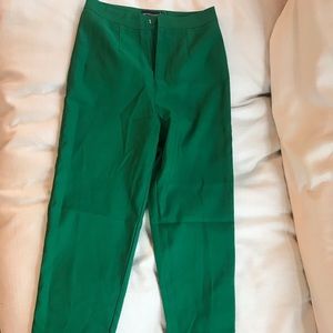 Green High Wasted Pant